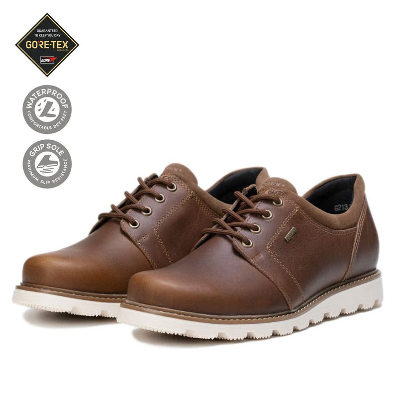 AITA Men's GORE-TEX® DERBY SHOES 212 Oak TERRA pull-up