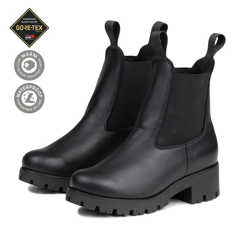 NEITO Women's GORE-TEX® ANKLE BOOTS 100 Black nappa