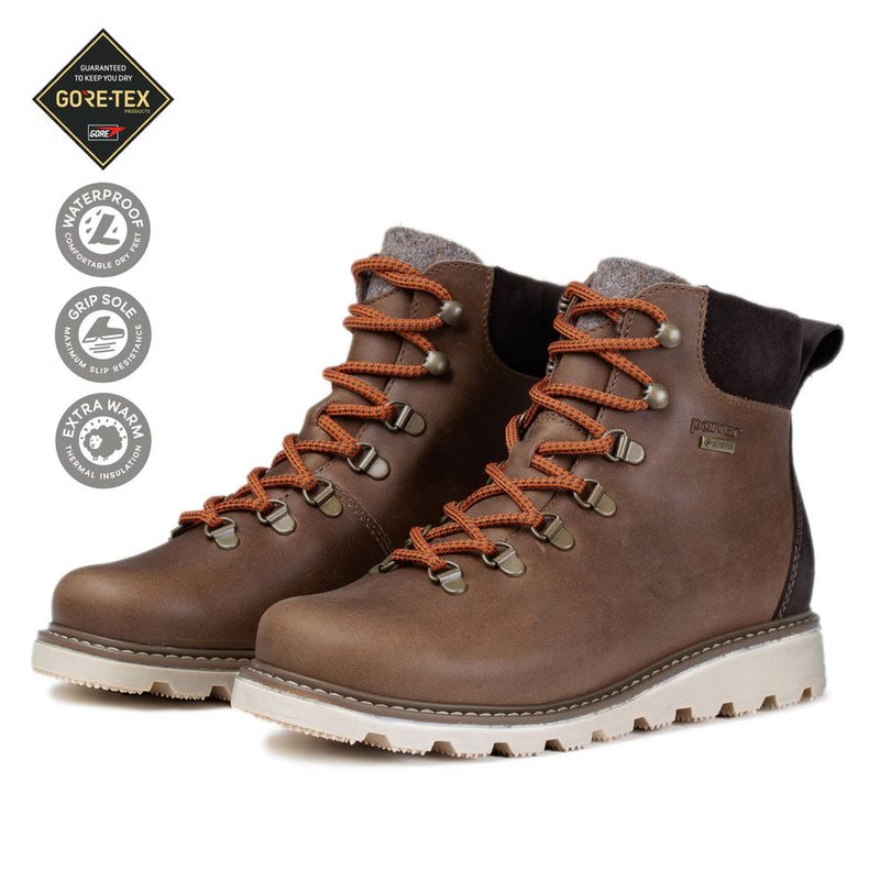 ORAS Women's GORE-TEX® ANKLE BOOTS 202 Oak TERRA
